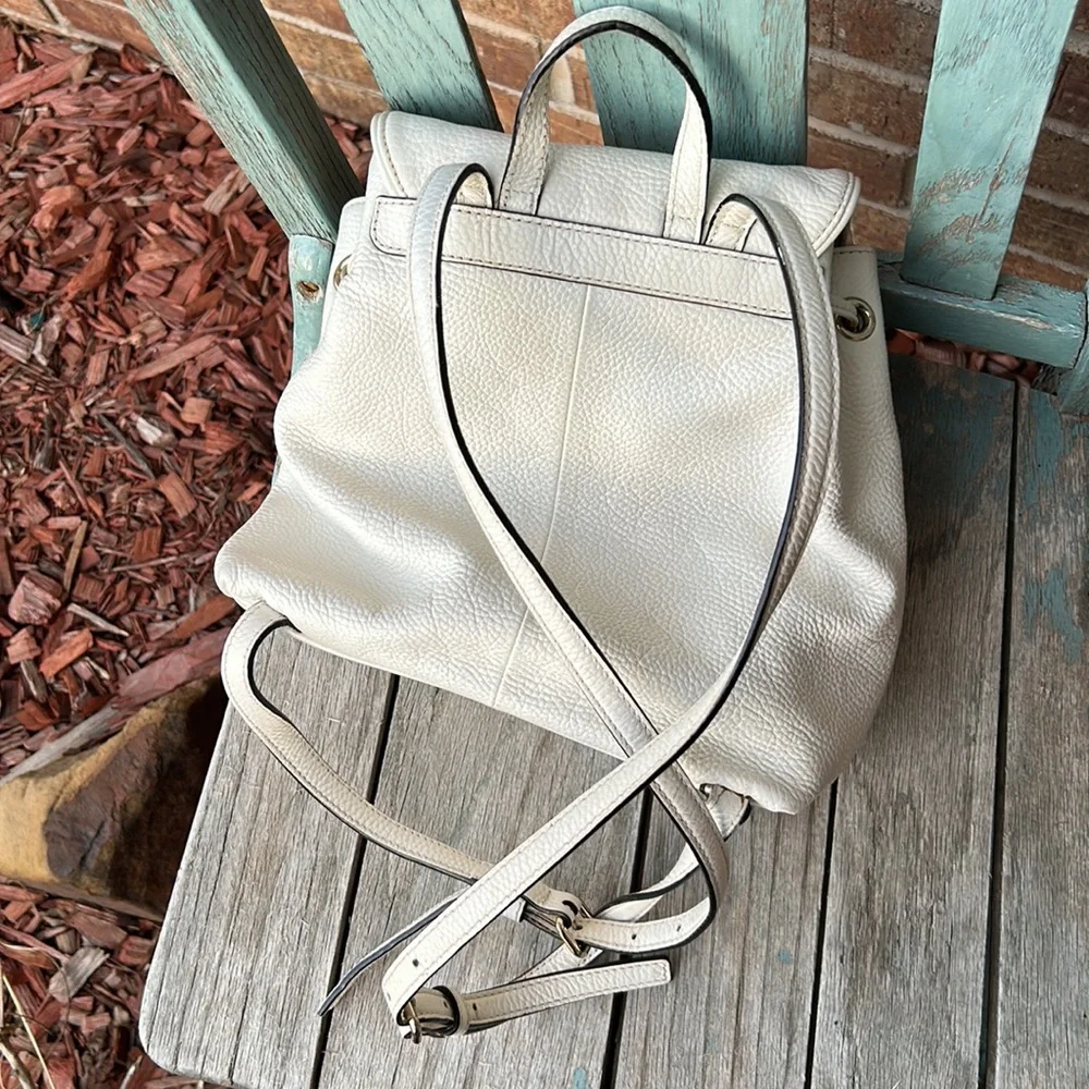 Kate Spade Cream Backpack with Drawstring Closure - Picture 6 of 16